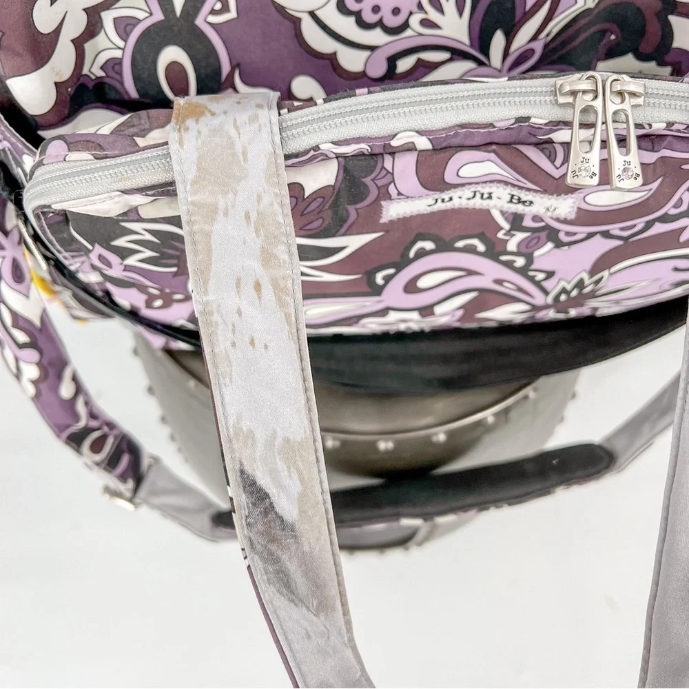 Ju Ju Be Purple Paisley Be Spicy Diaper Bag